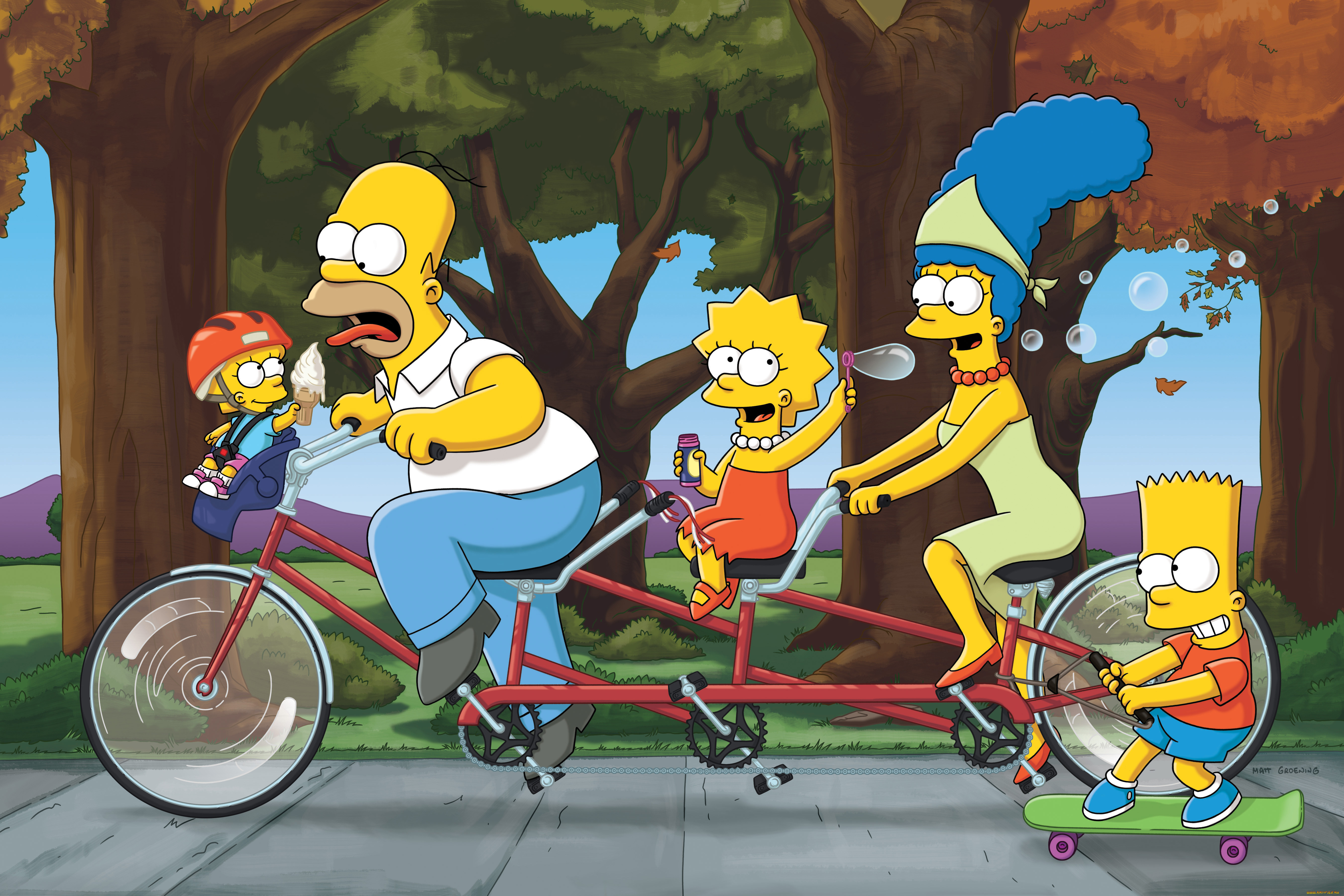 , the simpsons, , bicycles, , , , simpsons, , , , , , , , , bike, love, on, the